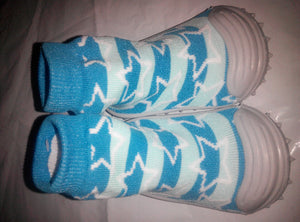 (1 Pair) Cotton Non-Slip Socks for 1 ~ 2 years babys