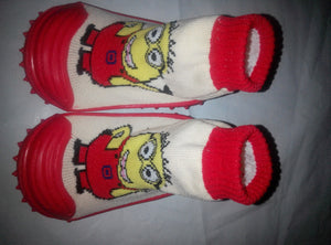 (1 Pair) Cotton Non-Slip Socks for 1 ~ 2 years babys