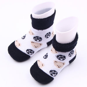 (3 Pairs) Cotton Socks for 0 ~ 6M babys