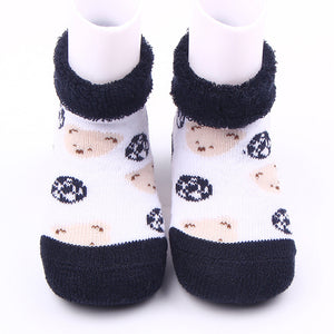 (3 Pairs) Cotton Socks for 0 ~ 6M babys