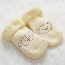 (4 Pairs) Cotton Socks for 0 ~ 3M babys