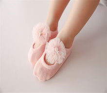 (3 Pairs) Cotton Non-Slip Socks for 0 ~ 2 years babys