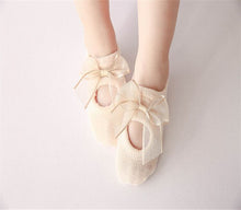 (3 Pairs) Cotton Non-Slip Socks for 0 ~ 2 years babys