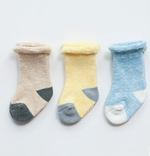 (3 Pairs) Cotton Socks for 0 ~ 2 years babys