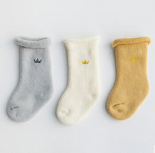 (3 Pairs) Cotton Socks for 0 ~ 2 years babys