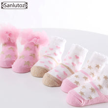 (3 Pairs) Cotton Socks for 0 ~ 1 years babys