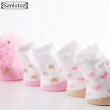 (3 Pairs) Cotton Socks for 0 ~ 1 years babys