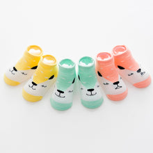 (3 Pairs) Cotton Non-Slip Socks for 0 ~ 3 years babys