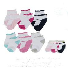 (6 Pairs) Cotton Socks for 0 ~ 2 years babys