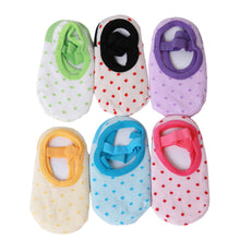 (6 Pairs) Cotton Non-Slip Socks for 1 ~ 2 years babys