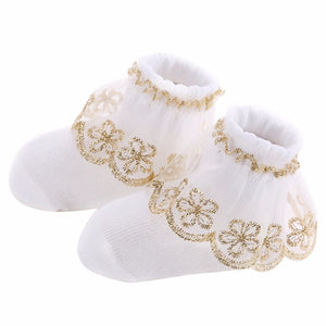 (5 Pairs) Cotton Socks for 0 ~ 2 years babys