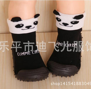 (1 Pair) Cotton Non-Slip Socks for 1 ~ 2 years babys