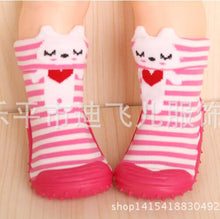 (1 Pair) Cotton Non-Slip Socks for 1 ~ 2 years babys