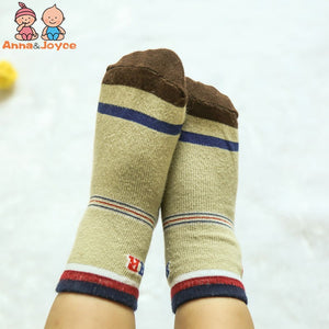 (12 Pairs) Cotton Non-Slip Socks for 1 ~ 3 years babys