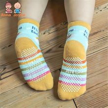 (12 Pairs) Cotton Non-Slip Socks for 1 ~ 3 years babys