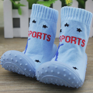 (1 Pair) Cotton Non-Slip Socks for 1 ~ 2 years babys