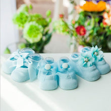 (3 Pairs) Cotton Non-Slip Socks for 0 ~ 2 years babys