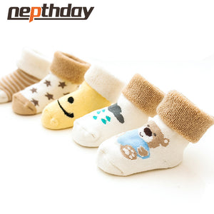 (5 Pairs) Cotton Socks for 0 ~ 3 years babys