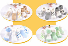 (5 Pairs) Cotton Socks for 0 ~ 3 years babys