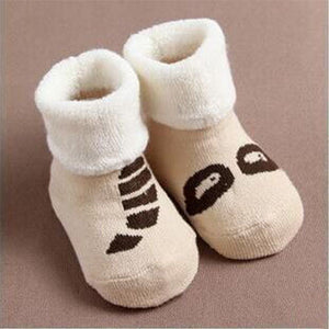 (1 Pair) Cotton Socks for 0 ~ 3 years babys