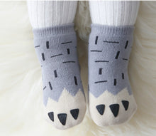 (1 Pair) Cotton Non-Slip Socks for 0 ~ 3 years babys