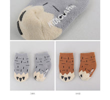 (1 Pair) Cotton Non-Slip Socks for 0 ~ 3 years babys