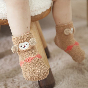 (1 Pair) Cotton Socks for 1 ~ 3 years babys