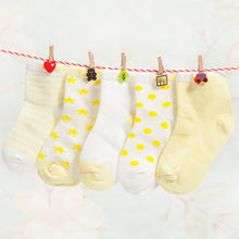 (5 Pairs) Cotton Socks for 0 ~ 2 years babys