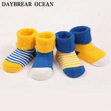 (4 Pairs) Cotton Socks for 0 ~ 3 years babys