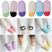 (6 Pairs) Cotton Non-Slip Socks for 1 ~ 2 years babys