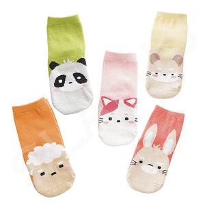 (5 Pairs) Cotton long Socks for 1 ~ 12 years babys