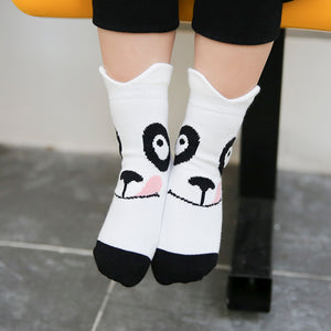 (5 Pairs) Cotton long Socks for 1 ~ 12 years babys