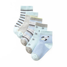 (5 Pairs) Cotton Socks for 1 ~ 12 years kids