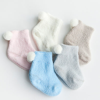 (3 Pairs) Cotton Socks for 0 ~ 3 years babys