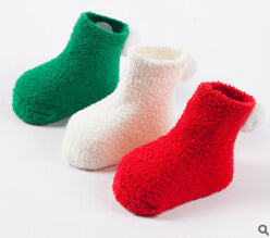 (3 Pairs) Cotton Socks for 0 ~ 3 years babys