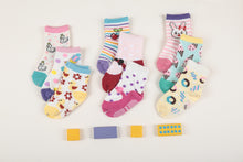 (12 Pairs) Cotton Non-Slip Socks for 1 ~ 3 years babys