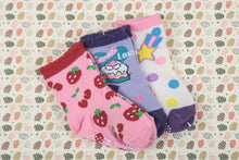 (12 Pairs) Cotton Non-Slip Socks for 1 ~ 3 years babys