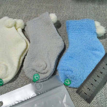 (3 Pairs) Cotton Socks for 0 ~ 3 years babys