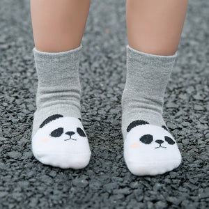 (5 Pairs) Cotton long Socks for 1 ~ 12 years babys