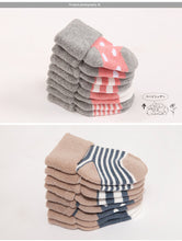 (4 Pairs) Cotton Socks for 0 ~ 3 years babys