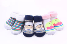 (3 Pairs) Cotton Socks for 0 ~ 6M babys