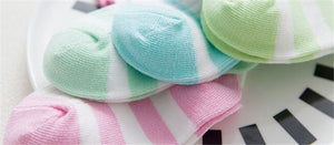 (5 Pairs) Cotton Socks for 0 ~ 3 years babys