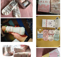 (4 Pairs) Cotton Socks for 0 ~ 3 years babys