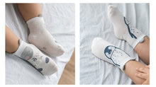 (4 Pairs) Cotton Socks for 0 ~ 3 years babys