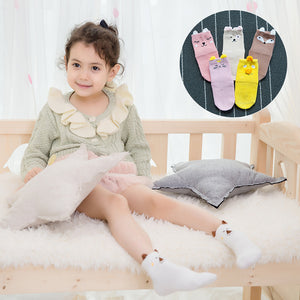 (5 Pairs) Cotton Socks for 0 ~ 3 years babys