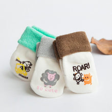 (3 Pairs) Cotton Non-Slip Socks for 0 ~ 2 years babys