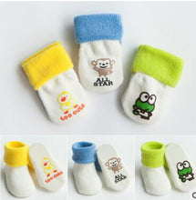 (3 Pairs) Cotton Non-Slip Socks for 0 ~ 2 years babys