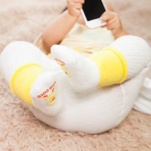 (3 Pairs) Cotton Non-Slip Socks for 0 ~ 2 years babys