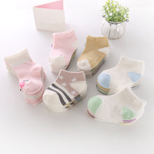 (5 Pairs) Cotton Socks for 0 ~ 4 years babys