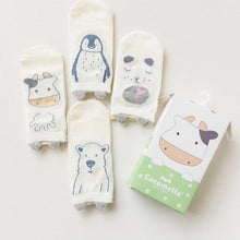 (4 Pairs) Cotton Socks for 0 ~ 3 years babys